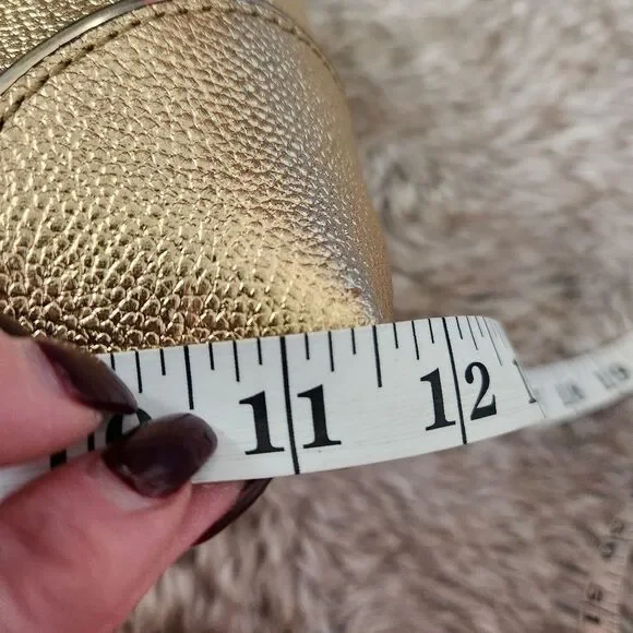 Michael Kors Mercer Gallery Medium Tote Gold Leather‎ - Picture 12 of 15